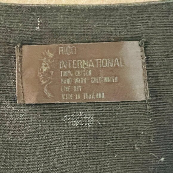 Vtg Rico International Vest Sequined Elephant Boho Womens M/L Festival Beaded - Picture 10 of 13